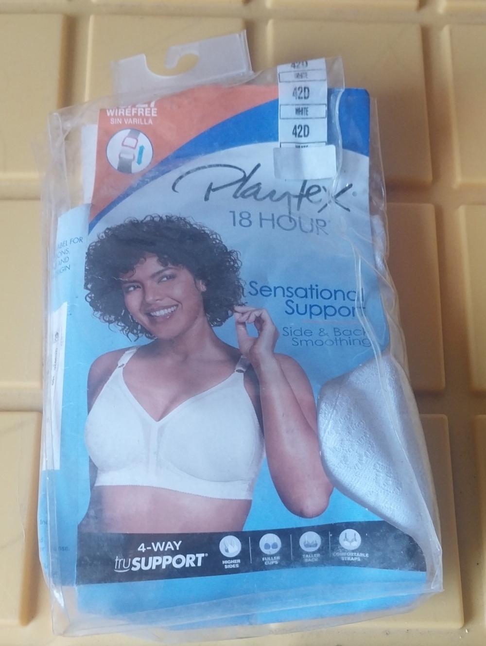 Playtex 18 Hour White Full Coverage Comfort Bra